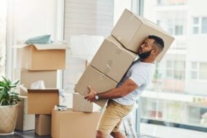 Last minute packing done by Independence Storage Team