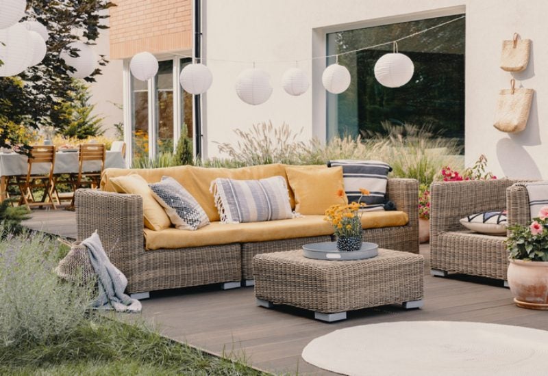 An inviting outdoor space, showing the importance of storing outdoor items for winter in Mountain View, CA