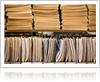 Documents and files at a storage unit